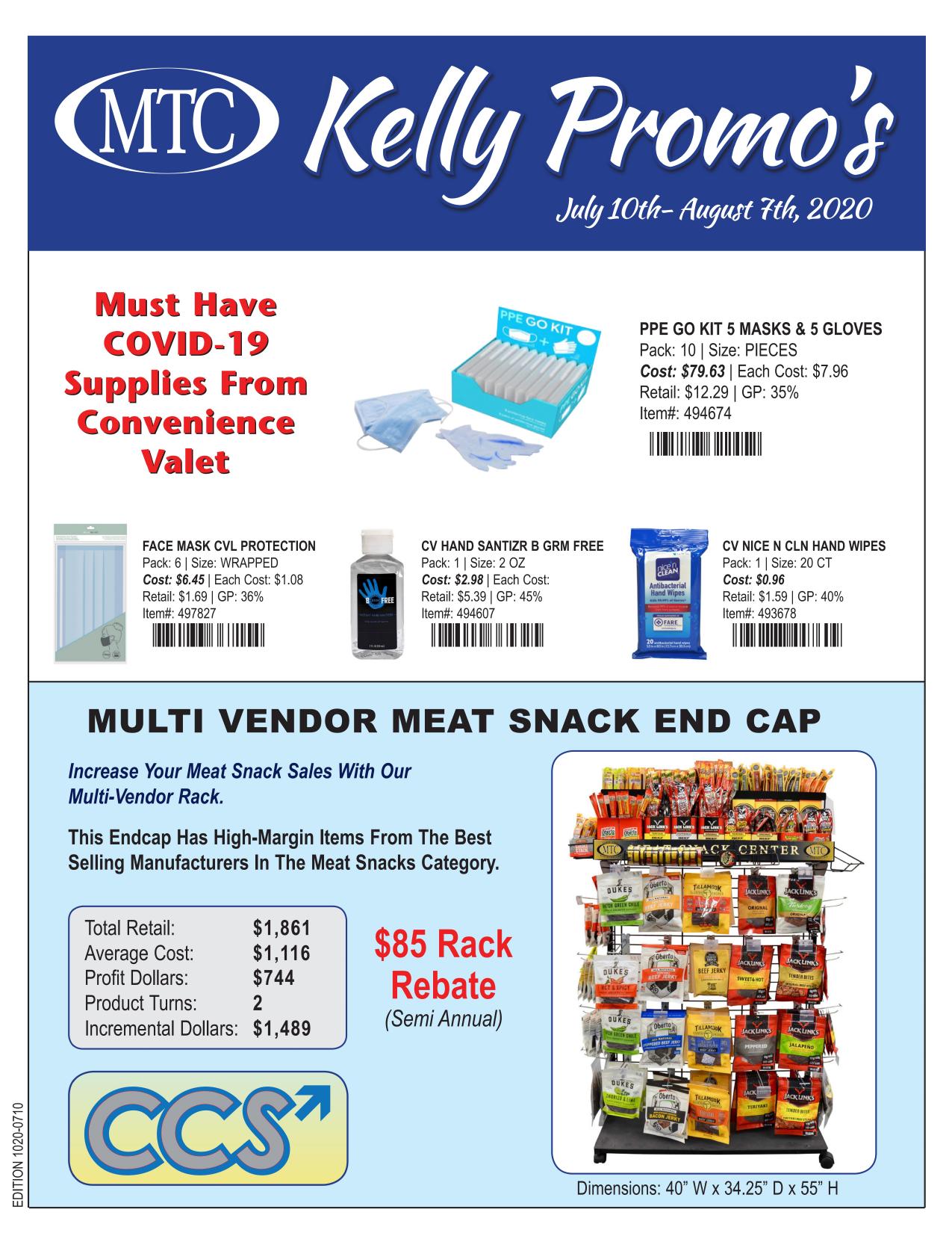 Kelly P10 2020 - Promos